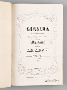 Giralda ou la nouvelle Psyché. Opéra comique en trois actes.
