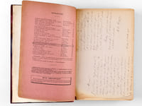 Recueil d'articles de Mme Marie Edmée Vaugeois sur le thème des Rimes et Jeux de l'Enfance en Loire-Inférieure, Rimes et Jeux du Pays Nantais, Jeux et Formulettes du Pays Nantais, Usages et Coutumes du Pays Nantais, Usages et Superstitions de Nantes et de la Loire-Inférieure, Contes et Légendes de la Haute-Bretagne, Contes et Légendes de Fougères, etc... publiés dans la Revue des Traditions Populaires entre novembre 1897 et 1906 [ Avec une L.A.S. de l'auteur et deux feuillets autographes de tables ]