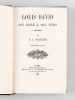 Louis David, son Ecole & son Temps. DELECLUZE, Etienne-Jean