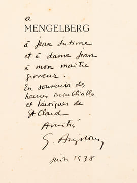 Mengelberg. Sa vie en images par Georges Augsbourg [ Edition originale - Livre dédicacé par l'auteur ]. AUGSBOURG, Georges