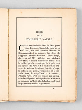 La Païva [ exemplaire dédicacé par l'auteur ]. BOULENGER, Marcel ; (OBERLE, Jean)