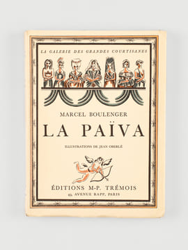 La Païva [ exemplaire dédicacé par l'auteur ]. BOULENGER, Marcel ; (OBERLE, Jean)