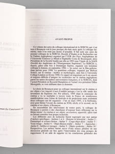 Le Cinéma et ses Objets (Objects in films). Acte du deuxième Colloque Sercia organisé par la Faculté des Lettres et la ville de Besançon les 26, 27, 28, 29 octobre 1995