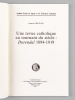 Une revue catholique au tournant du siècle : Durendal 1894-1919. CHATELAIN, François