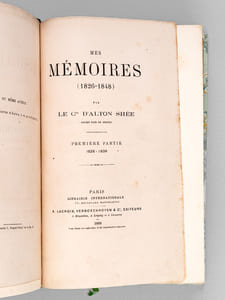 Mes Mémoires (1826-1848) (2 Tomes - Complet) [ Edition originale ]