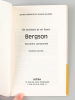 Bergson. En écoutant et en lisant Bergson. Souvenirs personnels [ Edition originale de la traduction - Livre dédicacé par l'auteur ]. OULMONT, Charles