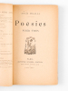 Poésies pour Tous [ Edition originale - Livre dédicacé par l'auteur ]. SEGALAS, Anaïs