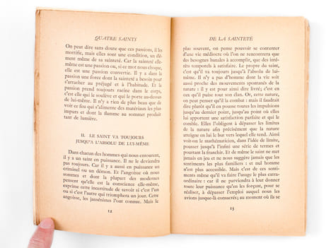 Quatre Saints [ Livre dédicacé par l'auteur ]. LAVELLE, Louis