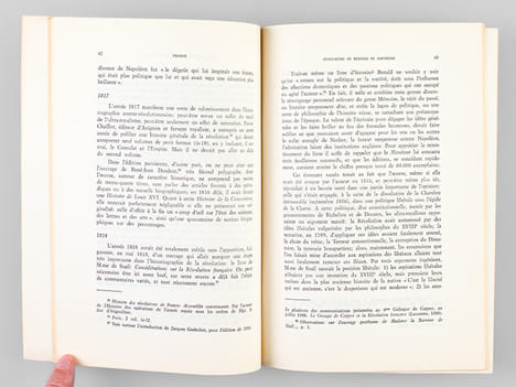 L'Historiographie de la Révolution Française de 1814 à 1830 [ Edition originale - Livre dédicacé par l'auteur ]. BERTIER DE SAUVIGNY, Guillaume de 