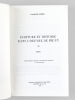 Ecriture et histoire dans l'oeuvre de Péguy (2 Tomes - Complet) Thèse présentée devant l'Université de Paris VIII le 31 mars 1977. GERBOD, Françoise