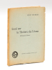 Essai sur le Théâtre de l'Ame d'Edouard Schuré [ Edition originale - Livre dédicacé par l'auteur ]. BERENGER, Henry