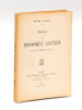 Essai sur Théophile Gautier (Concours d'Eloquence de 1902) [ Edition originale ]. MARCEL, Henry
