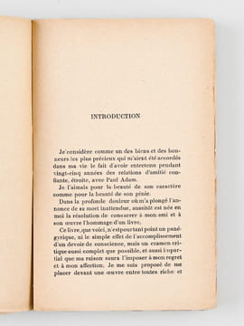 Paul Adam (1862-1920) [ Edition originale - Livre dédicacé par l'auteur ]. MAUCLAIR, Camille
