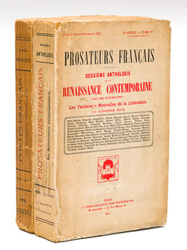 Poëtes Français. Première Anthologie de la Renaissance Contemporaine, précédées des Quinzaines Poëtiques par Robert Veyssié et d'une Etude critique ...