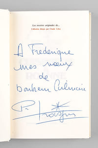 Les recettes originales de Jean et Pierre Troisgros cuisiniers à Roanne [ Livre dédicacé par l'auteur ]