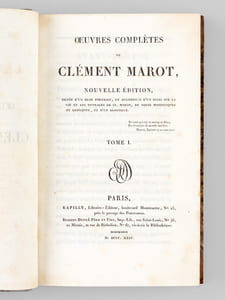 Oeuvres complètes de Clément Marot (3 Tomes - Complet)