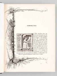 [ Recueil de deux Titres : ] Histoire de l'Instruction Publique en Europe et principalement en France depuis le christianisme jusqu'à nos jours. Universités, Collèges, Ecoles des deux sexes, Académies, Bibliothèque publiques, etc. par Vallet de Viriville [ Le Moyen-Age et la Renaissance ], illustrations archéologiques de Ferdinand Séré, Administration du Moyen-Age et de la Renaissance, Paris, 1849, 5 pp. et environ 50 ff., avec 20 planches hors texte dont 10 en couleurs [ Avec : ] Annales Archéologiques dirigées par Didron Ainé, Volume III (Juillet - Décembre 1845), Au Bureau des Annales Archéologiques, A la Librairie Archéologique de Victor Didron, Paris, 1845, 408 pp. avec 12 planches hors texte dont une dépliante 