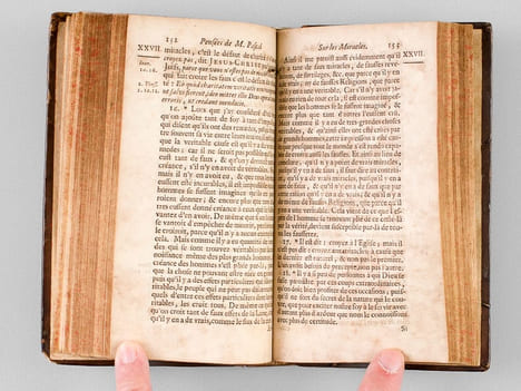 Pensées de M. Pascal sur la Religion et sur quelques autres Sujets, Qui ont esté trouvées après sa mort parmy ses papiers . PASCAL, Blaise ; [ ...