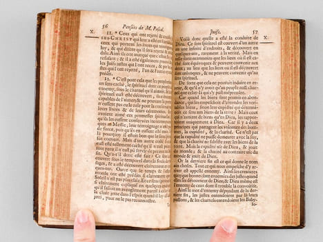 Pensées de M. Pascal sur la Religion et sur quelques autres Sujets, Qui ont esté trouvées après sa mort parmy ses papiers . PASCAL, Blaise ; [ ...
