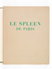 Le Spleen de Paris. Petits Po&egrave;mes en Prose.. BAUDELAIRE, Charles  ; (HANNAUX, Paul)