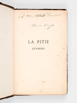 La Pitié Suprême [ Edition originale - Livre dédicacé par l'auteur ] . HUGO, Victor