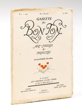 Gazette du Bon Ton. Art - Modes & Frivolités. Année 1921 - 4e Année - Numéro 1 - Revue Mensuelle. Collectif ; VOGEL, Lucien ; BRISSAUD, Pierre ; ...