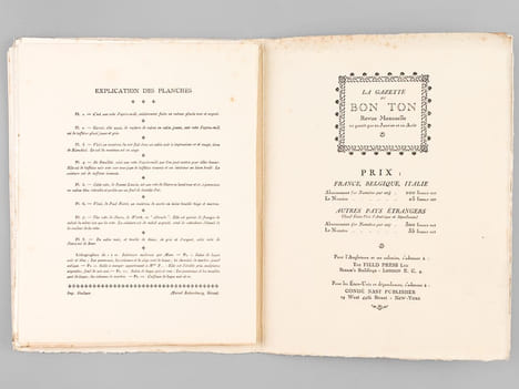 Gazette du Bon Ton. Art - Modes & Frivolités. Année 1921 - 4e Année - Numéro 1 - Revue Mensuelle. Collectif ; VOGEL, Lucien ; BRISSAUD, Pierre ; ...