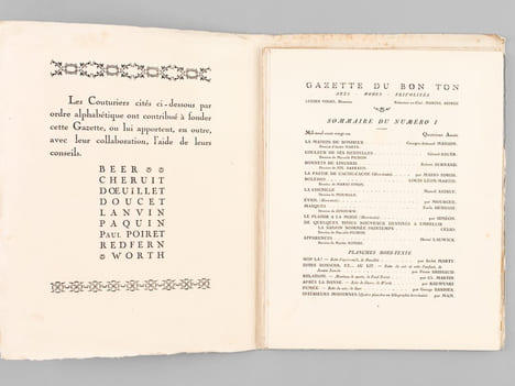 Gazette du Bon Ton. Art - Modes & Frivolités. Année 1921 - 4e Année - Numéro 1 - Revue Mensuelle. Collectif ; VOGEL, Lucien ; BRISSAUD, Pierre ; ...