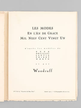 Gazette du Bon Ton. Art - Modes & Frivolités. Année 1921 - 4e Année - Numéro 3 - Revue Mensuelle. Collectif ; VOGEL, Lucien ; BRISSAUD, Pierre ; ...