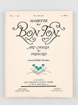 Gazette du Bon Ton. Art - Modes & Frivolités. Année 1921 - 4e Année - Numéro 3 - Revue Mensuelle. Collectif ; VOGEL, Lucien ; BRISSAUD, Pierre ; ...