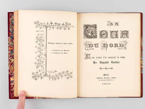 La Tour du Nord. Conte traduit d'un manuscrit du temps, par Auguste Cordier [ Edition originale ]. CORDIER, Auguste