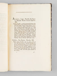 Catalogo de Novellieri Italiani posseduti dal conte Anton-Maria Borromeo, gentiluomo Padovano