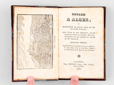 Voyage à Alger, ou Description de cette Ville et du Royaume d'Alger, avec l'Etat de son commerce, des ses forces de Terre et de Mer ; son Gouvernement et les Moeurs et Usages de ses Habitans