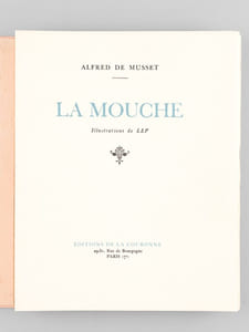 La Mouche [ Exemplaire sur papier Japon avec dessin original et suite ]