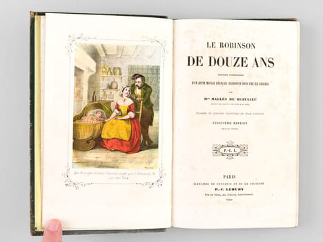 Le Robinson de Douze Ans, Histoire intéressante d'un Jeune Mousse français abandonnée dans une Ile déserte. MALLES DE BEAULIEU, Mme