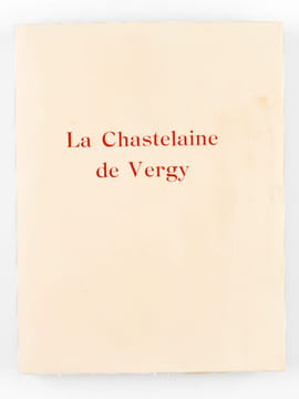 La Chastelaine de Vergy. ANONYME ; VIDAL, Ignasi