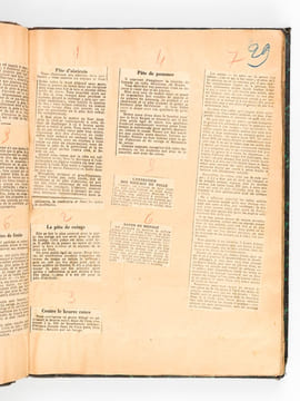 Conseils et Recettes [ Année 1926 : plus de 1000 recettes et conseils pratiques recueillis en 1 volume, avec table des matières manuscrite ]. ...