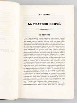 Histoire de la Franche-Comté ancienne et moderne précédée d'une Description de cette Province [ Edition originale ]. ROUGEBIEF, Euègne