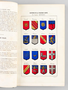 Histoire de la Franche-Comté ancienne et moderne précédée d'une Description de cette Province [ Edition originale ]. ROUGEBIEF, Euègne