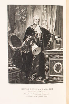 Histoire de mon Temps. Mémoires du Chancelier Pasquier (6 Tomes - Complet) [ Livre dédicacé par le duc d'Audiffret-Pasquier ] I : Première Partie : ...