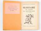 Glossaire du Patois de Montbéliard. CONTEJEAN, Ch. ; (PILLODS, Robert ; VUILLEQUEZ, Louis)
