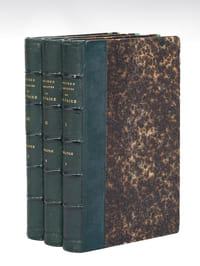 Oeuvres complètes (Tomes 1 à 41 sur 66) Tomes 1 à 7 : Théâtre ; 8 : La Henriade (1819, 434 p.) ; 9 : La Pucelle d'Orléans ; 10 : Poèmes ; 11 : Epîtres et stances ; 12 : Contes en vers. Satires et poésies mêlées ; 13-16 : Essai sur les moeurs et l'Esprit des Nations ; 17-18 : Le siècle de Louis XIV ; 19 : Précis du siècle de Louis XV ; 20 : Histoire de Charles IX ; 21 : Histoire de l'empire de Russie ; 22 : Annales de l'Empire ; 23 : Histoire du Parlement de Paris ; 24-25 : Mélanges historiques ; 26-27 : Politique et législation ; 28 : Physique ; 29 - 31 : Philosophie ; 32 : Dialogues et Entretiens philosophiques ; 33-38 : Dictionnaire philosophique ; 39-40 : Romans ; 41 : Facéties