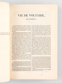 Oeuvres complètes de Voltaire (Tomes 1 à 11 - 11 Tomes sur 13) Tome 1 : Vie de Voltaire - Théâtre ; 2 : Théâtre - La Henriade - La Pucelle - Poésies ; 3 : Essai sur les Moeurs - Annales de l'Empire ; 4 : Siècle de Louis XIV - Précis du Siècle de Louis XV - Histoire de Charles XII - Histoire de Russie - Histoire du Parlement - Fragments historiques sur l'Inde ; 5 : Mélanges historiques - Politique et Législation - Physique ; 6 : Philosophe - Dialogues ; 7 : Dictionnaire Philosophique I ; 8 : Dictionnaire Philosophique II - Romans - Facéties ; 9 : Mélanges Littéraires - Commentaires sur Corneille ; 10 : Correspondance avec le Roi de Prusse, l'Impératrice de Russie et d'Alembert ; 11 : Correspondance Générale I