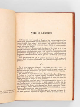 "Honneur et Patrie !" ... des mots à la réalité [ Edition originale ]. MARCAUX, Jean
