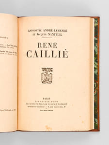 René Caillié [ Livre dédicacé par l'auteur ]