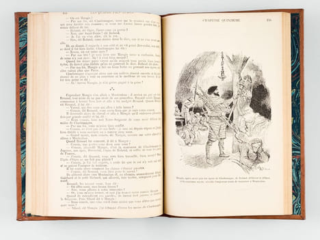 Histoire des Quatre Fils Aymon, Très Nobles très vaillants chevaliers (2 Parties - Complet). ROBIDA, Albert ; SALES, Pierre ; D'ALBIGNAC, Jean