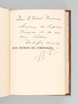 Aux Sources de l'Orénoque [ Livre dédicacé par l'auteur ]. GRELIER, Joseph