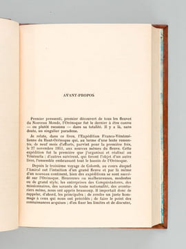 Aux Sources de l'Orénoque [ Livre dédicacé par l'auteur ]. GRELIER, Joseph
