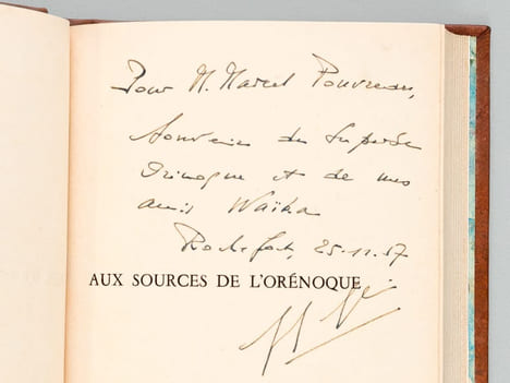 Aux Sources de l'Orénoque [ Livre dédicacé par l'auteur ]. GRELIER, Joseph