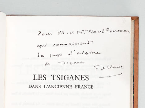 Les Tsiganes dans l'ancienne France [ Livre dédicacé par l'auteur ]. VAUX DE FOLETIER, François de